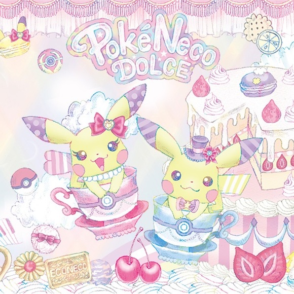 PokéNeco Dolce Lounge Pajama Shorts by Econeco - Picture 4 of 4